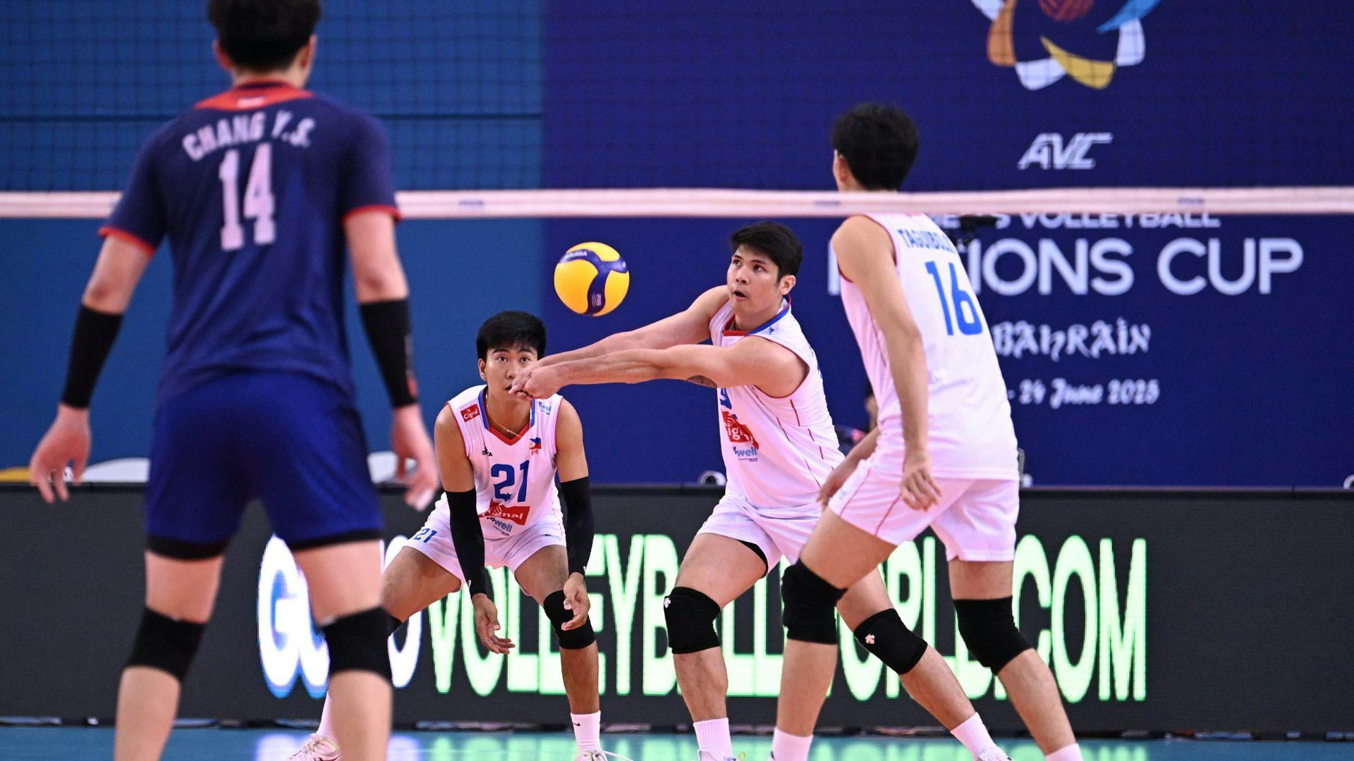 Alas Pilipinas Men sent to classification round after defeat to Chinese Taipei in AVC Nations Cup
